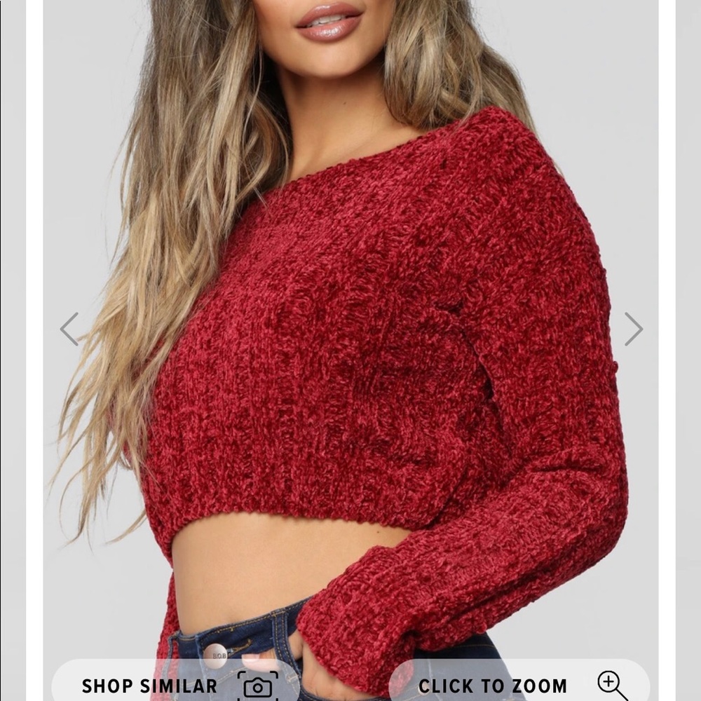 Cropped sweater